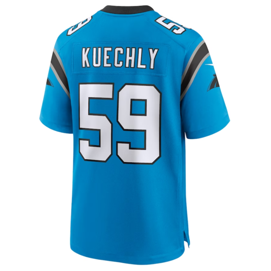 Custom #59 Blue CAR Football Shirt Top