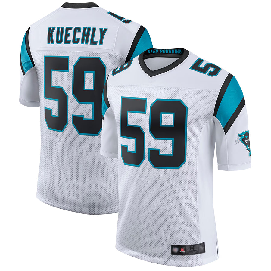 Custom #59 White CAR Football Shirt Top