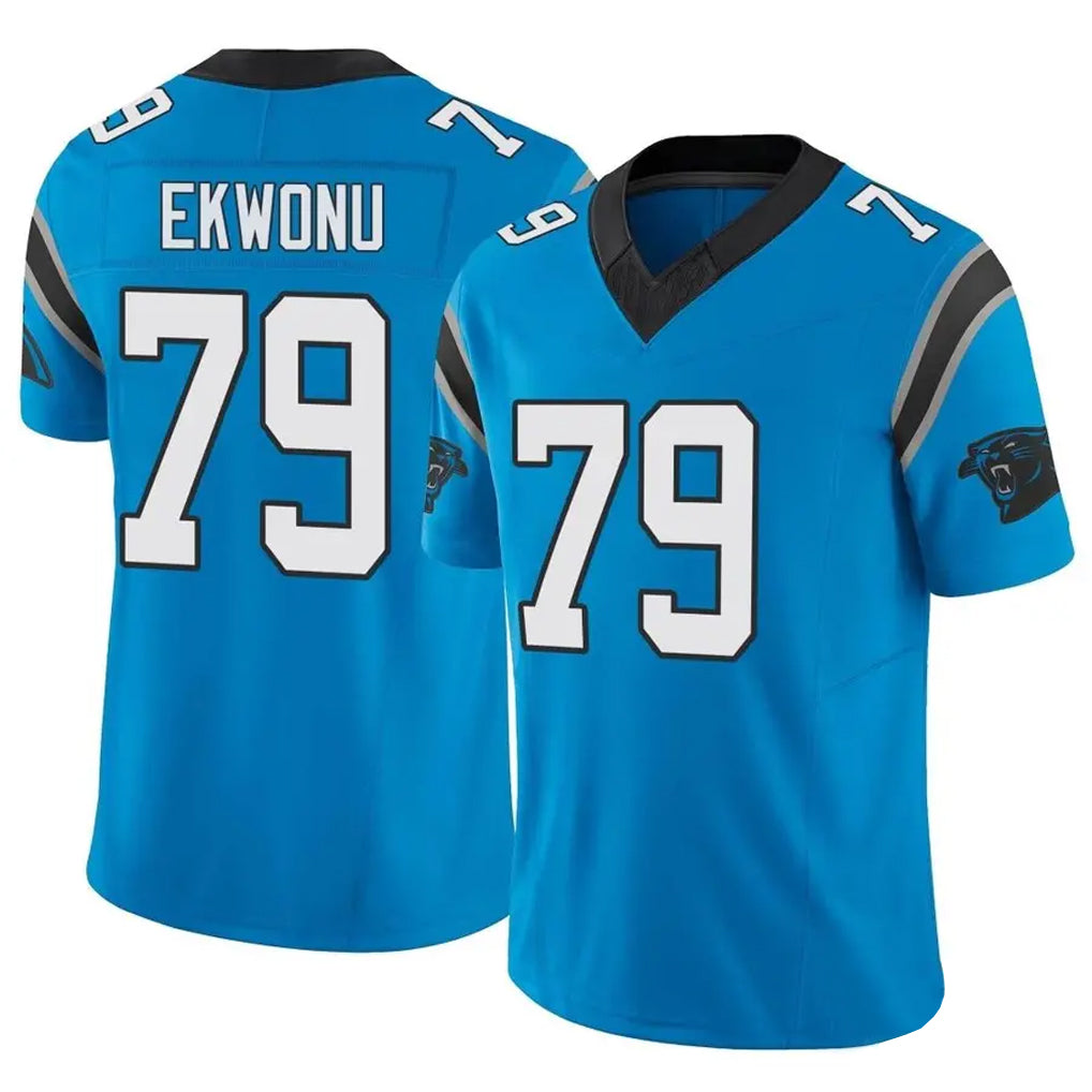 Custom #79 Blue CAR Football Shirt Top