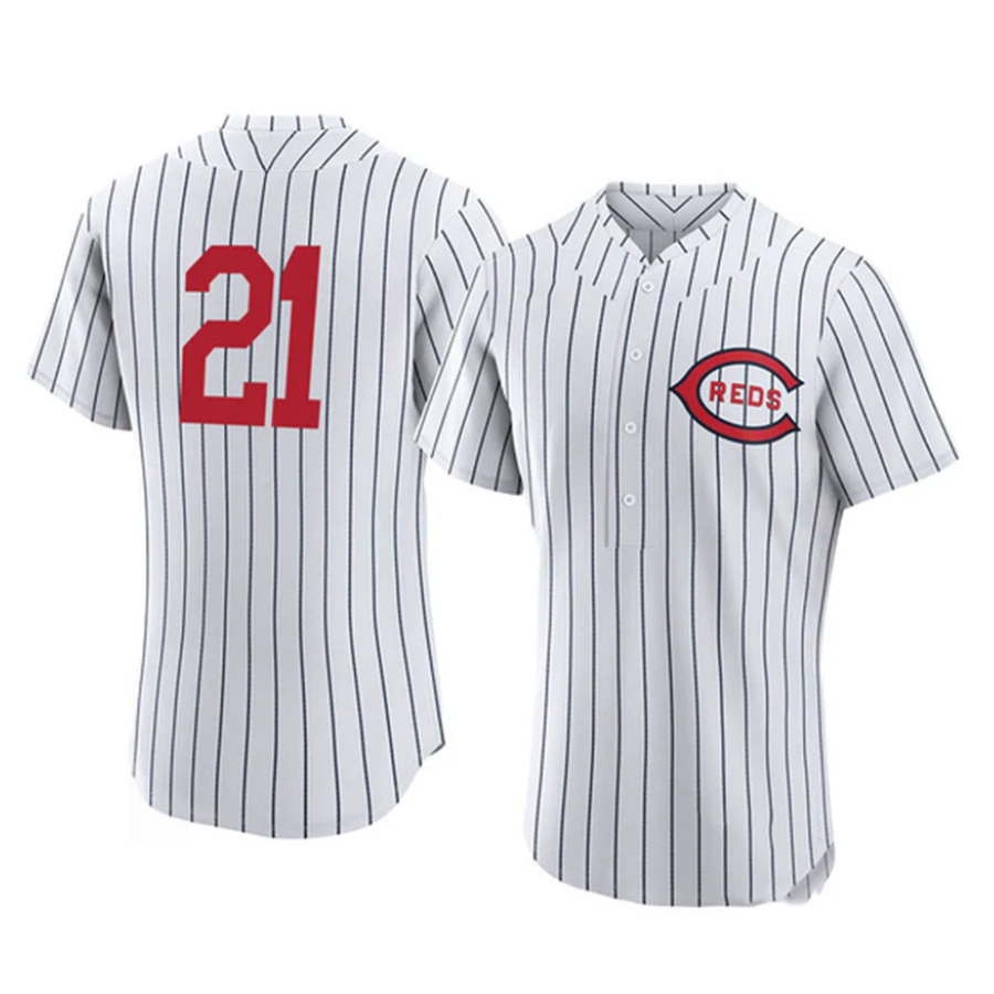 Custom #21 Hunter Green CIN Baseball Shirt Top