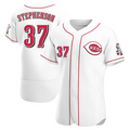 Custom #37 White CIN Baseball Shirt Top