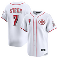 Custom #7 White CIN Baseball Shirt Top