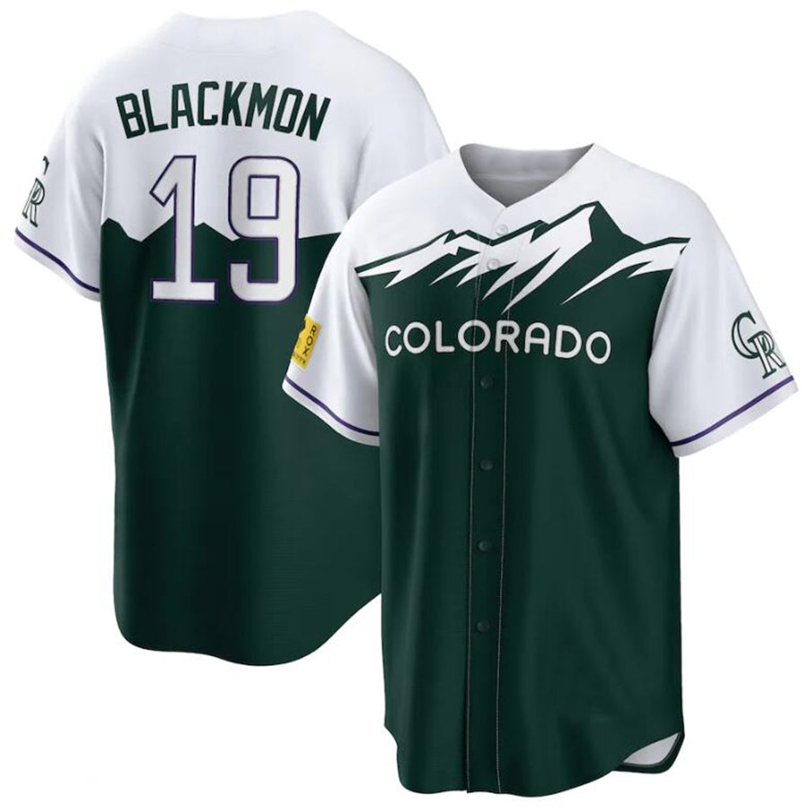 Custom #19 Green City Connect COL Baseball Shirt Top
