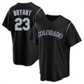 Custom #23 Black COL Baseball Shirt Top