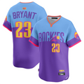 Custom #23 Light Blue City Connect COL Baseball Shirt Top