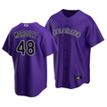 Custom #48 Purple COL Baseball Shirt Top