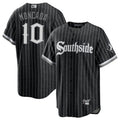 Custom #10 Black City Connect CWS Baseball Shirt Top