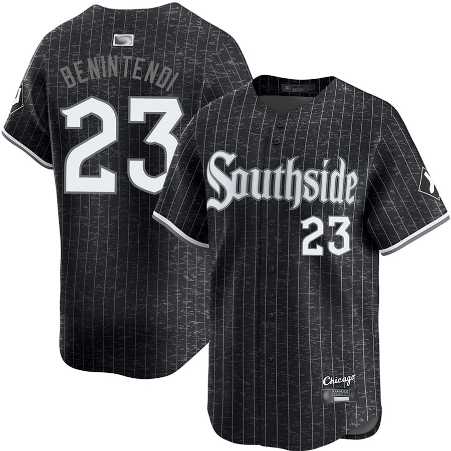 Custom #23 Black City Connect CWS Baseball Shirt Top