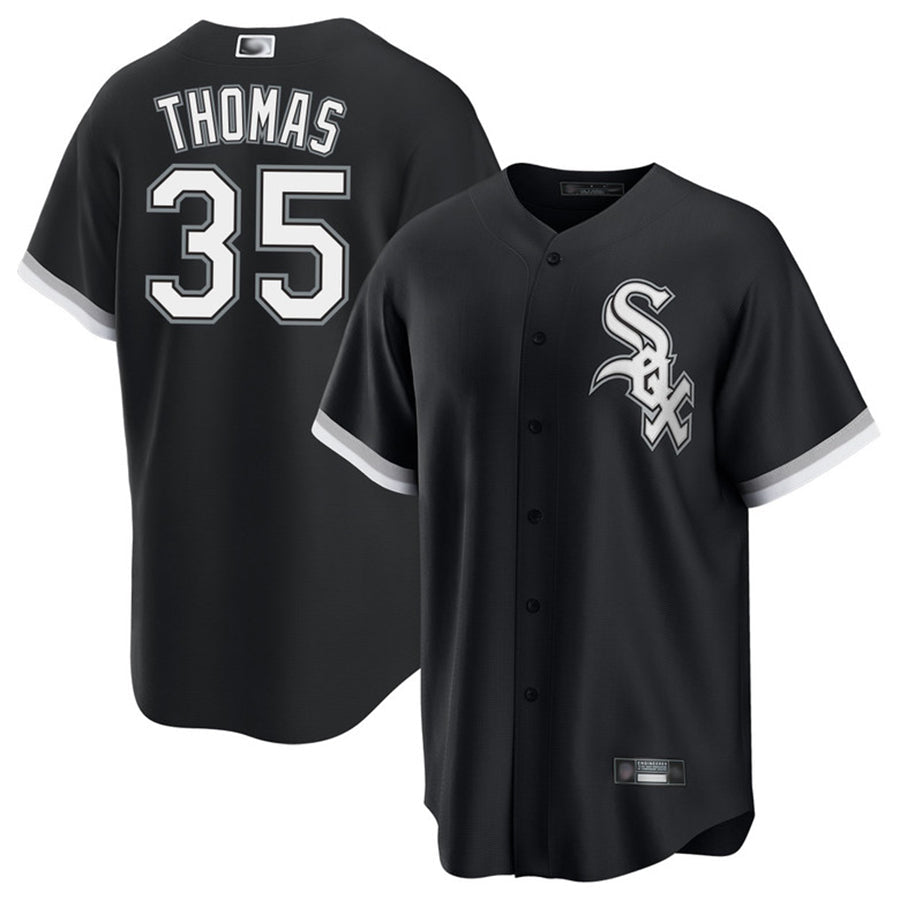 Custom #35 Black CWS Baseball Shirt Top