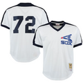 Custom #72 White CWS Baseball Shirt Top