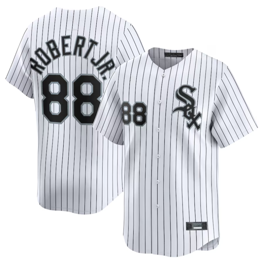 Custom #88 White CWS Baseball Shirt Top