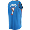 OC.Thunder #7 Chet Holmgren Supporters Branded 2022  Draft First Round Pick Fast Break Replica Jersey Icon Edition Blue Stitched American Basketball Jersey