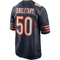 C.Bears #50 Mike Singletary Navy Game Retired Player Jersey Stitched American Football Jerseys