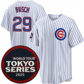 Custom #29 White 2025 CHC Baseball Shirt Top