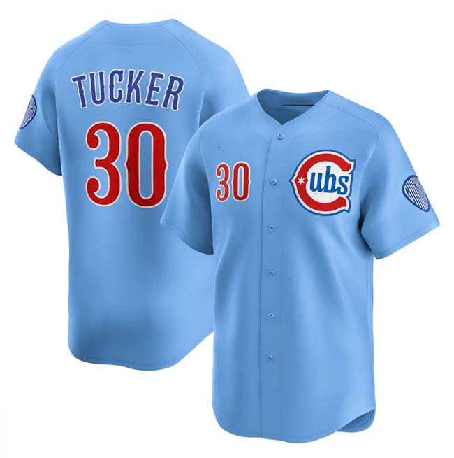 Custom #30 Blue 2024 CHC Baseball Shirt Top