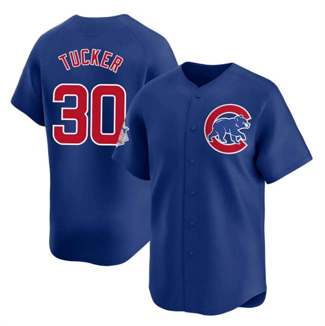 Custom #30 Royal 2025 CHC Baseball Shirt Top