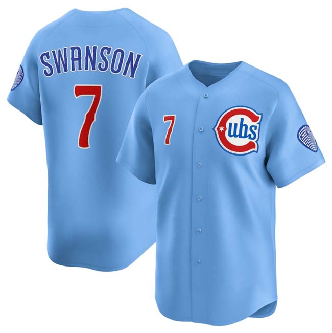 Custom #7 Blue 2024 CHC Baseball Shirt Top