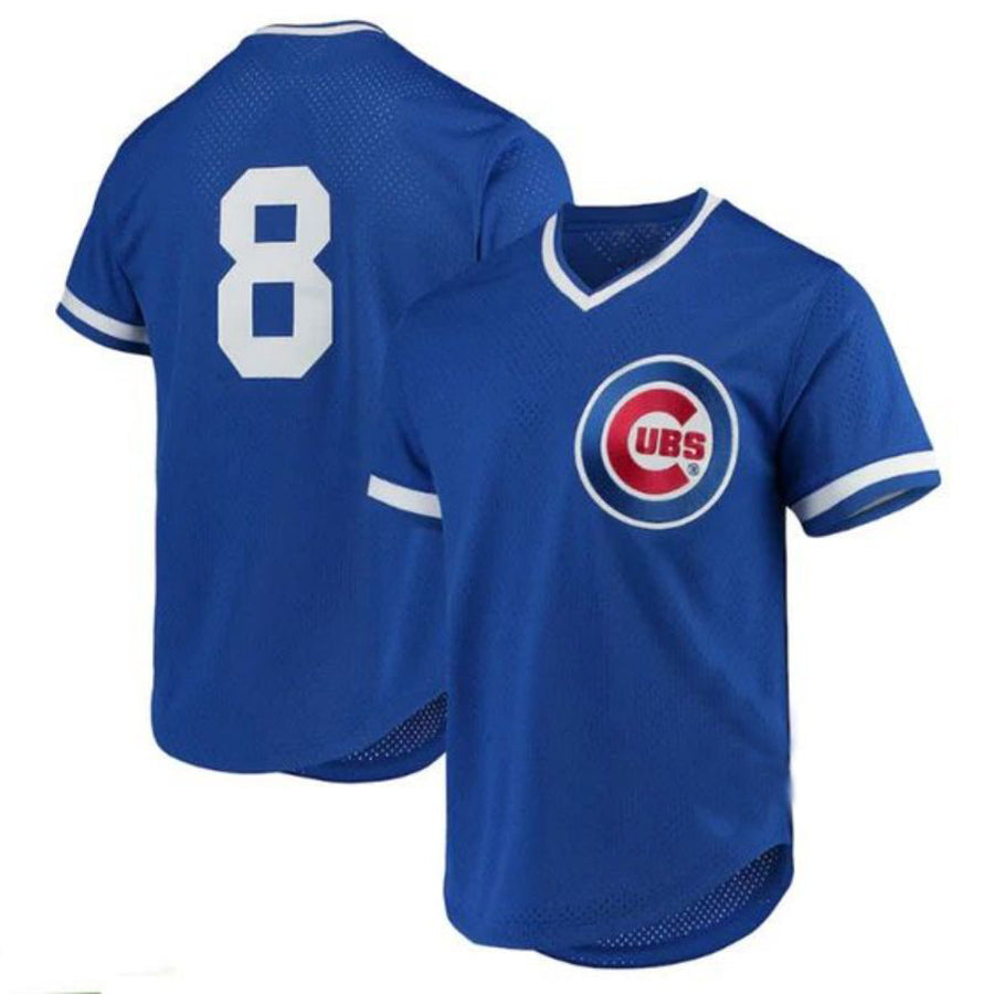 Custom #8 Royal CHC Baseball Shirt Top