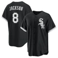 Custom #8 Black CWS Baseball Shirt Top