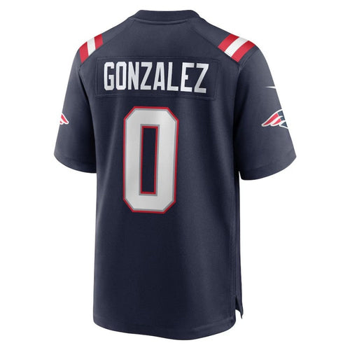 Custom #0 Navy NE Football Shirt Top