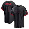 Custom #11 Black City Connect CIN Baseball Shirt Top