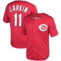 Custom #11 Red Throwback CIN Baseball Shirt Top