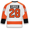 P.Flyers #28 Claude Giroux Supporters Branded Replica Player Jersey White Stitched American Hockey Jerseys