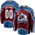 Custom C.Avalanche Supporters Branded Home 2022 Stanley Cup Champions Breakaway Burgundy Stitched American Hockey Jerseys