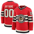 Custom C.Blackhawks Supporters 2025 Winter Classic Premium Jersey - Red Stitched American Hockey Jerseys