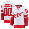 Custom #25 White 2024 DET Hockey Shirt Top