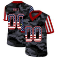 Custom GB.Packers American Team 32 and Number and Name 2020 Camo Salute to Service Limited Jersey Football Jerseys