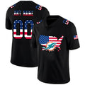 Custom M.Dolphins Football Black Limited Fashion Flag Stitched Jerseys Football Jerseys