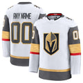 Custom V.Golden Knights Supporters Away Premium Jersey - White Stitched American Hockey Jerseys