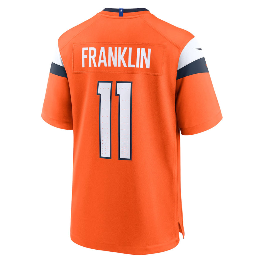 Custom #11 Orange DEN Football Shirt Top