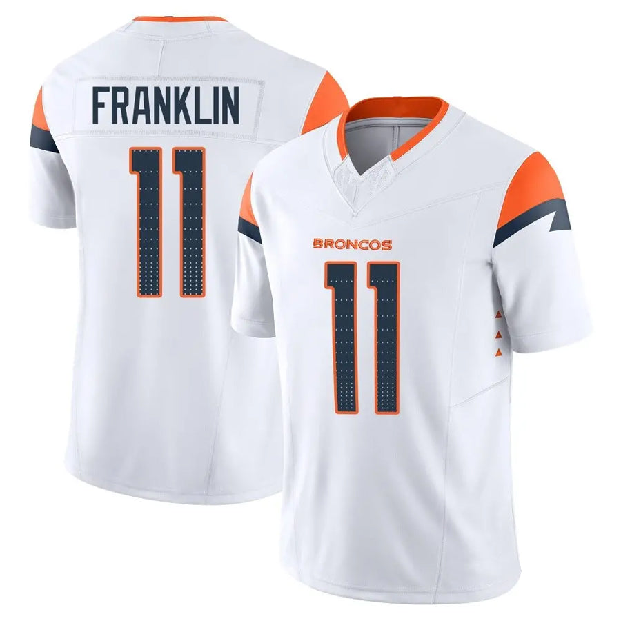 Custom #11 White DEN Football Shirt Top