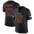 Custom #12 Black DEN Football Shirt Top