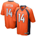 Custom #14 Orange DEN Football Shirt Top