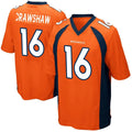 Custom #16 Orange DEN Football Shirt Top