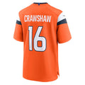 Custom #16 Orange DEN Football Shirt Top