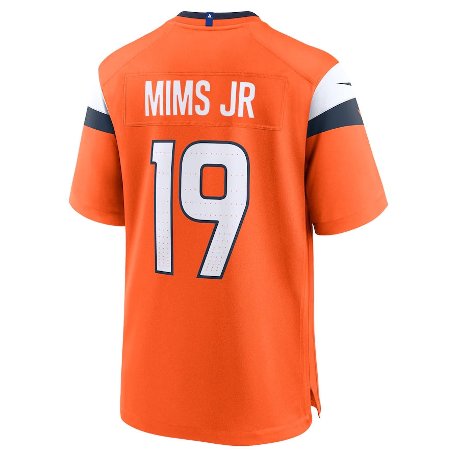 Custom #19 Orange DEN Football Shirt Top