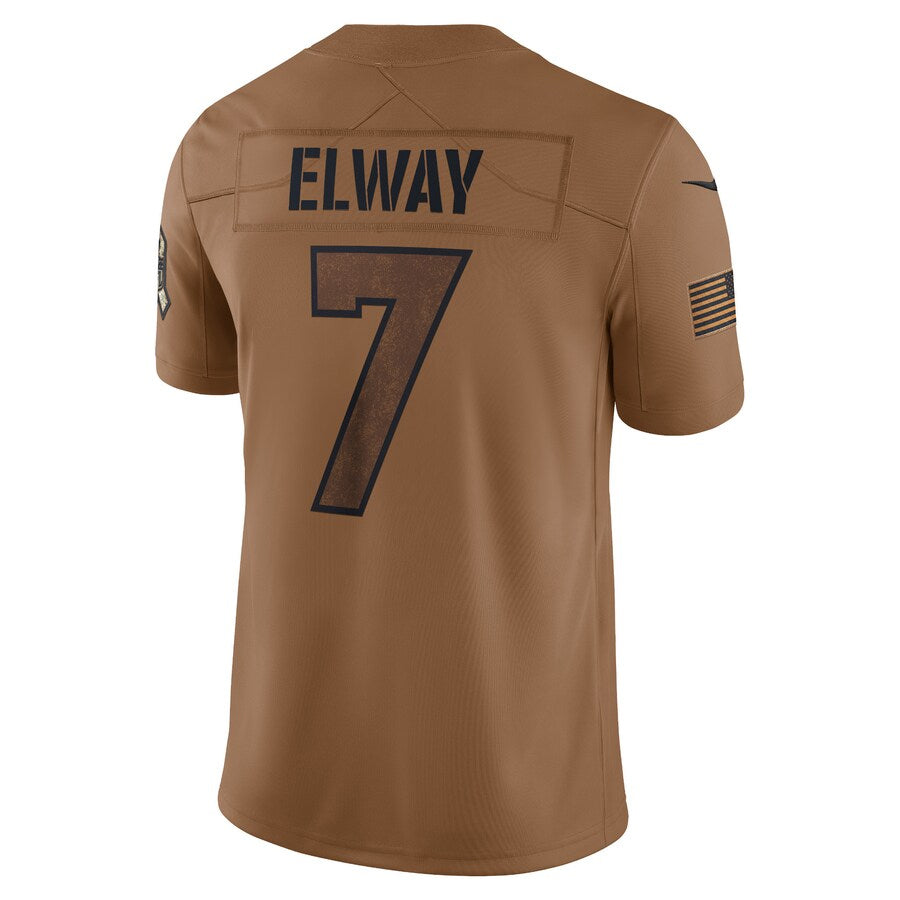 Custom #7 Brown DEN Football Shirt Top