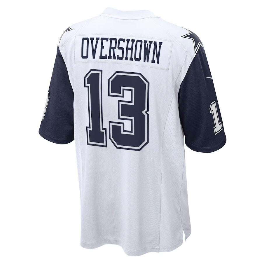 Custom #13 White DAL Football Shirt Top