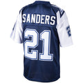 Custom #21 Navy 1995 DAL Football Shirt Top