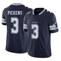Custom #3 Navy DAL Football Shirt Top