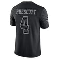 Custom #4 Black DAL Football Shirt Top
