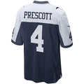 Custom #4 Navy DAL Football Shirt Top