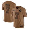 Custom #7 Brown DAL Football Shirt Top