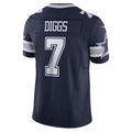 Custom #7 Navy DAL Football Shirt Top