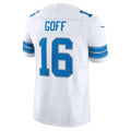 Custom #16 White DET Football Shirt Top