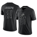 Custom #31 Black DET Football Shirt Top